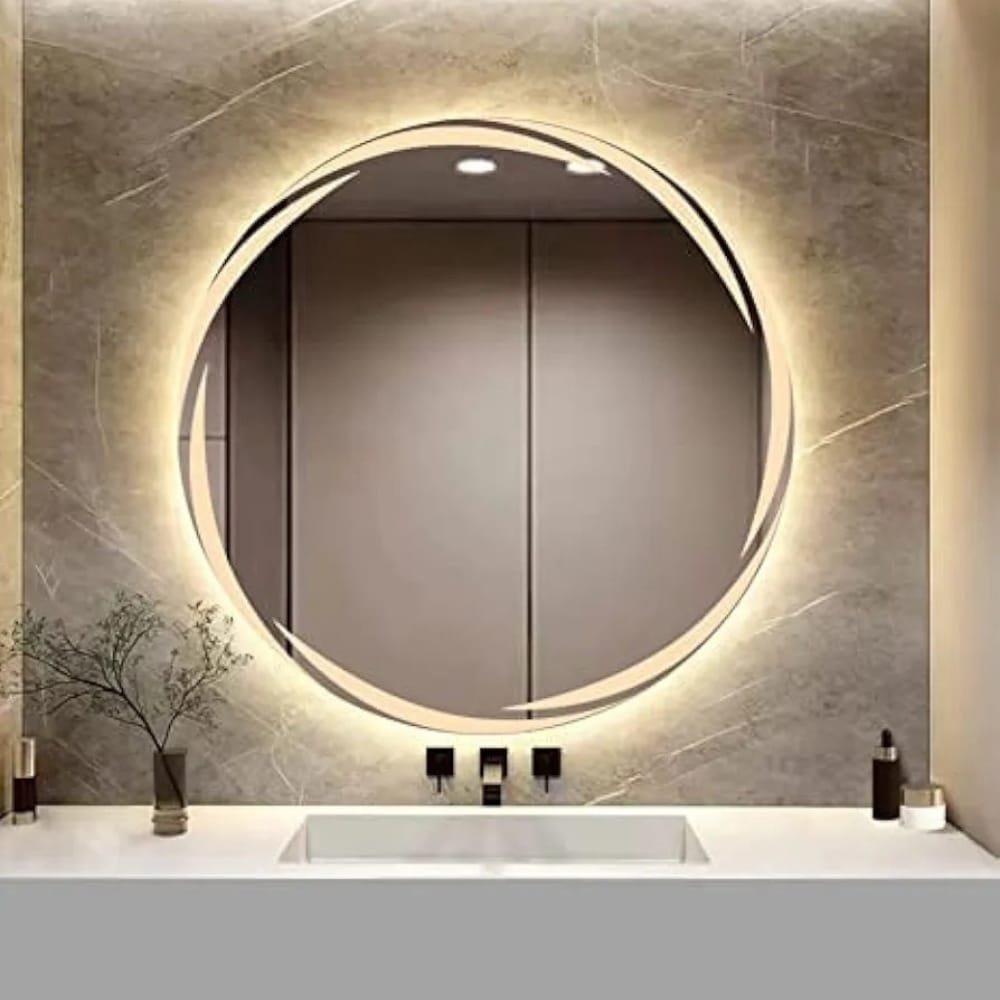 Modern Round LED Mirror A-4