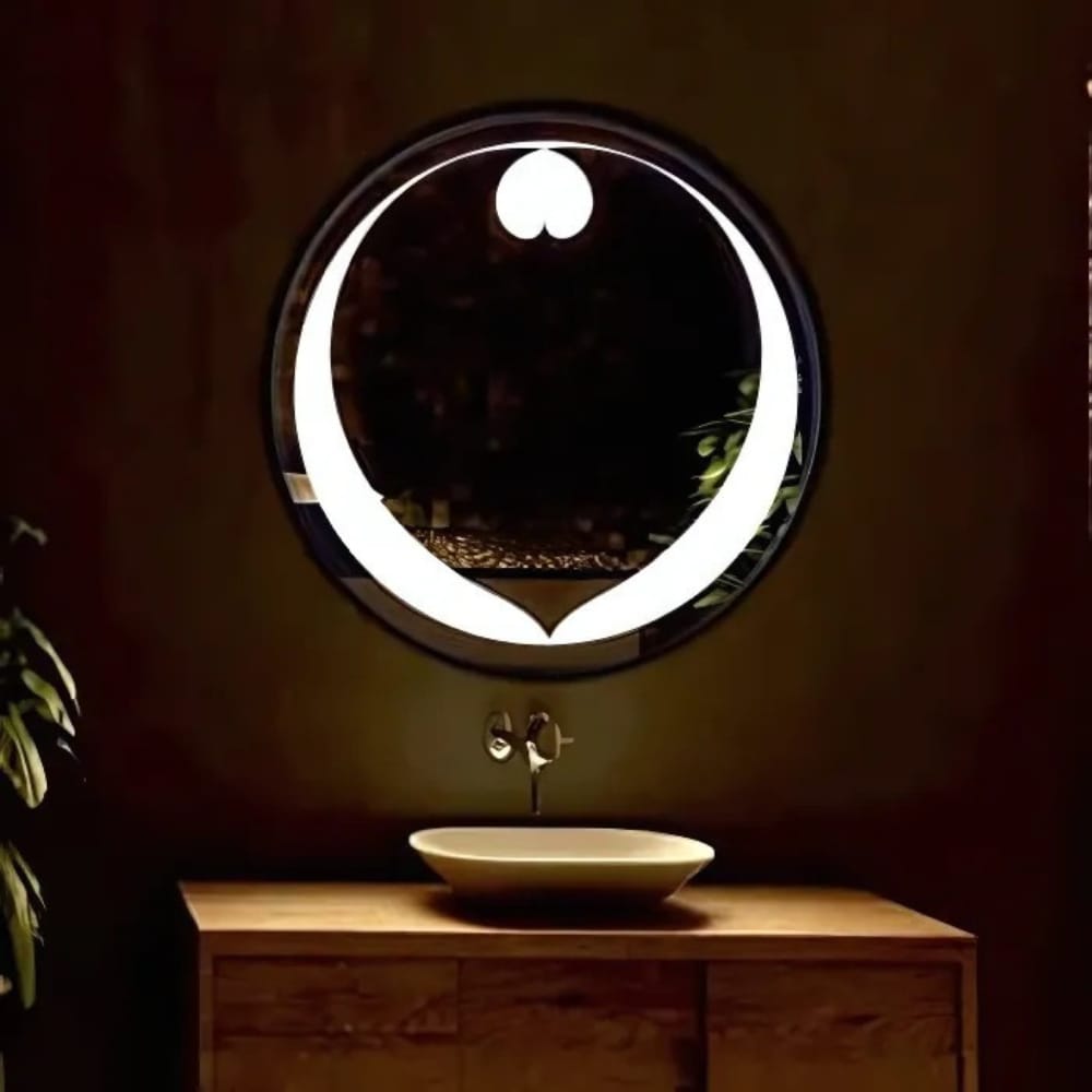 Heart LED Light Mirror A-6